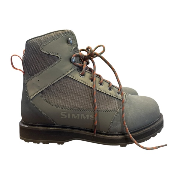 Simms Tributary Rubber Wading Boots Mens Size 9 Basalt Fly Fishing NEW with Box - Picture 6 of 11